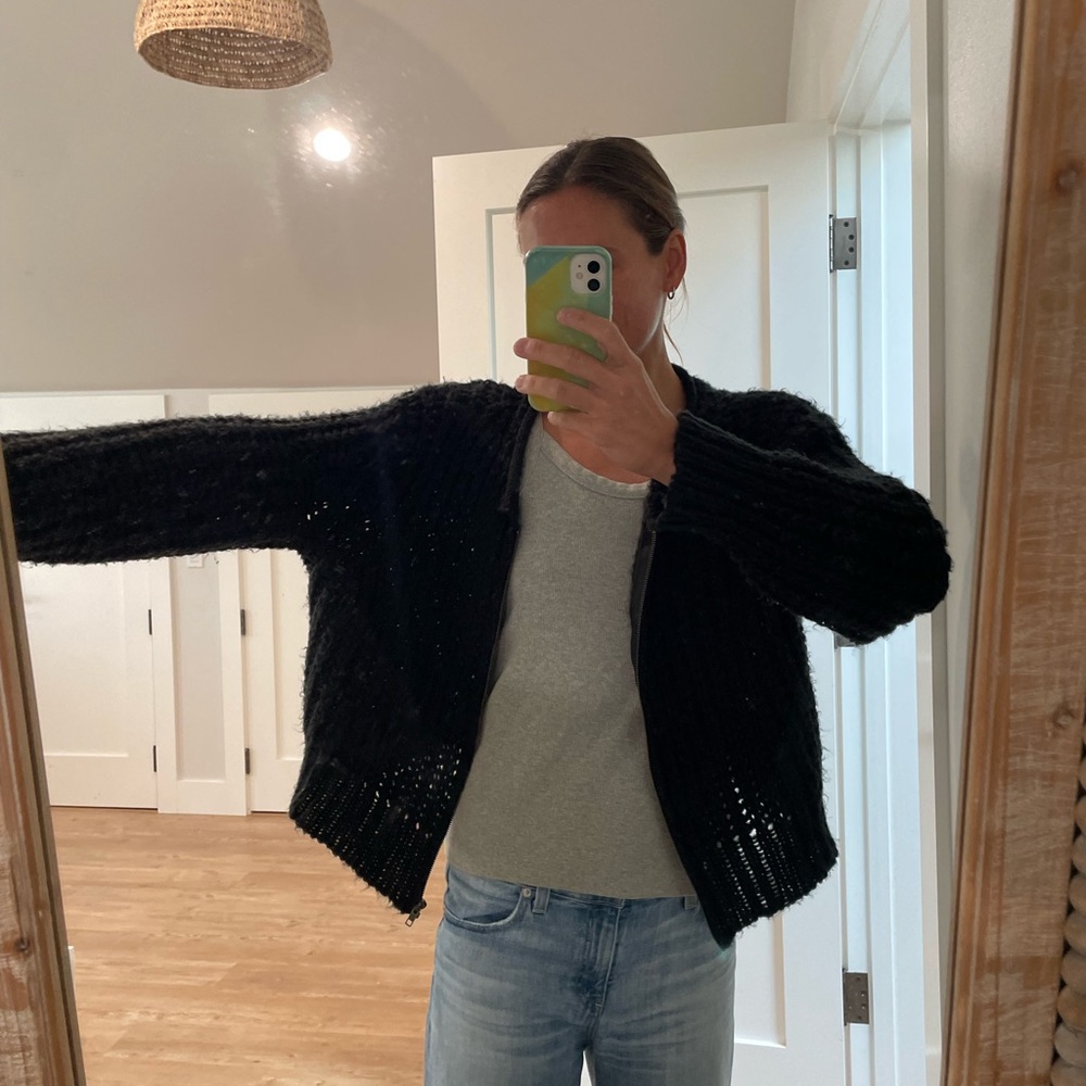 Wooden Ships Black Tara Cardigan